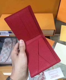 2020 new best quality men leather brand classic luxury purse casual short paragraph designer cardholder pocket fashion wallet men M67542