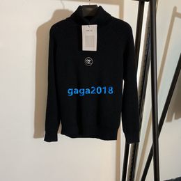 2019 Fw Damen Luxus Streifen 100/% Baumwolle Weiß Strickjacke Strickwaren