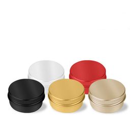 10g 5 Colours aluminium cream jars with screw lid,cosmetic case jar,10ml Aluminium tins 500pcs