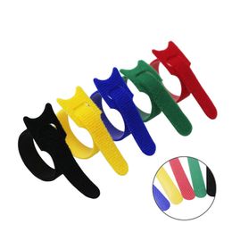 5 Colours can choose Magic tape wiring harness/tapes Cable ties/Tie cord Computer cable Earphone Winder Cable ties DIY