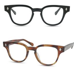 Men Eyeglasses Frames Mens Optical Glasses JULIUS TART Style Women Spectacle Frames Myopia Eyewear Classic Vintage Eyeglass with Clear Lens