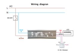 Freeshipping 100W 120W 150W 200W 240W 300W Super Power IP65 0-10V 1-10V Dimming Flicker-Free LED Driver Constant Current Output