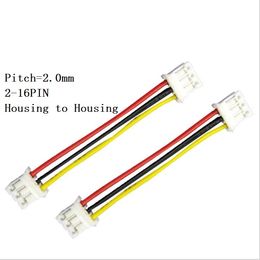 Picth = 2,0mm 2 ~ 16pin Hus till hus Terminal Wire Harness SignalPower Wire för ComputerMachines Electronic Products Wiring