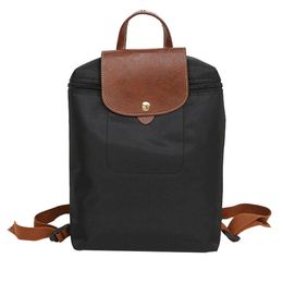Hot Sale-2019 New Fashion Backpacks College School Bag Leisure Travel Nylon Zipper Student Backpack Large Folding Bag Shoulder Bag