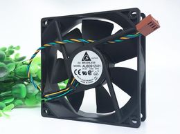 9025 AUB0912VH DC12V 0.60A 4-pin PWM temperature-controlled large air volume cooling fan