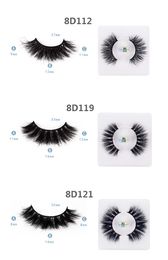 Luxury Mink false eyelashes thick natural long handmade curly fake lashes soft & vivid eyelash extensions 16 models available drop shipping