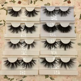 Long lashes 100% hand made 25mm 3d mink lashes with soft paper packaging real mink eye lash FDshine