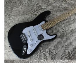 2014 New Arrival Right Handed Body Handed Headstock Black Electric Guitar Free Shipping