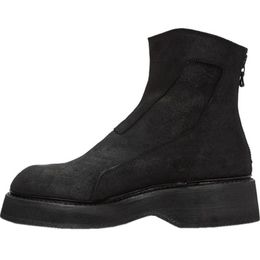 Thick Sole Boots For Men Platform Men's Boots Genuine Leather Winter Shoes 12#20/20e50