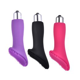 Women Mini G-spot Vibrating Massager Stick Silicone Vibrator Pubic Hair Brush Adults Sexy Toy C19011501