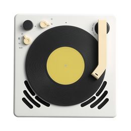 2023 popular Gramophone Retro Design Speaker Bluetooth record player Alarm Clock sleep timer turntable Suspenable caixa de som portatil BT