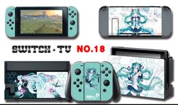 Yoteen Sticker Nintendo Anahtarı Sticker Için Dock ve Kavrama Hatsune Miku için