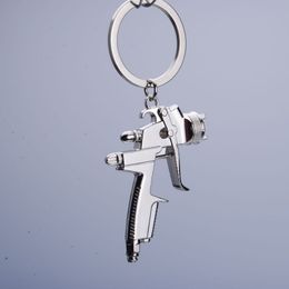 GOLD or SILVER UZI MACHINE GUN PISTOL BOX KEYRING KEY CHAIN UK SELLER RIFLE RING