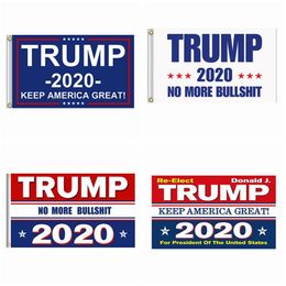 4 Styles Trump 2020 Flag 90*150CM Donald Keep America Great Print USA Banner Party Banner Flags ZZA2290 160PcsN