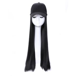 Long Straight Hair Synthetic Wigs with Cap Women Wig Factory Supply Wholesale