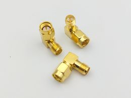 500PCS lot SMA male to RP-SMA female jack right angle in series RF connector