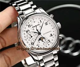 SH New L2 773 4 78 3 Watches Swiss L678 2 Automatic Multifunction Chronograph Moonphase Display CNC Steel Case Sapphire Crystal Me254R