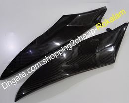 2 x Carbon Fibre Tank Side Covers Panels Fairing For Yamaha YZF1000 YZF R6 2006 2007 YZF-R6 06 07 YZFR6 Cover Panel