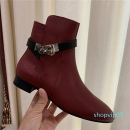 Burgundy Leather Boots For Women Canada 