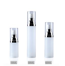 15ml, 30ml, 50ml Empty Serum Bottles Vacuum Pump Bottles Lotion Sub-Bottling With PP Cream Airless Bottle SN1665