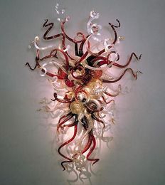 Italian Murano Lamp Lighting Energy Saving Light Source LED Sconce Antique Style Hand Blown Glass Wall Lamps