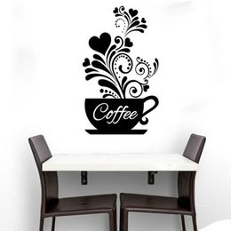 Coffee Cup Wall Sticker for Kitchen Decor