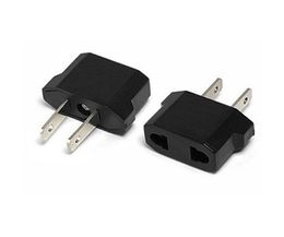 10pcs! US to EU Power Adapter Universal Travel USA To Euro AC Plug Converter American to Europe European Adapter