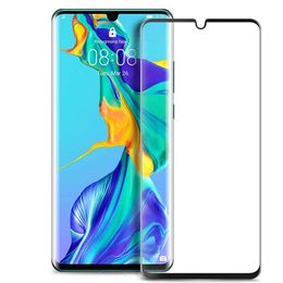 For Huawei P30 P20 Pro P8 P9 P10 Lite Plus P Smart Z 2019 9H Hardness Silk Screen Protector Anti Scratch Tempered Glass