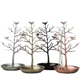 1530cm 4style Jewellery stand rack household iron necklace rack earring rack alloy Jewellery display prop bird tree home furnishings 1pc c617