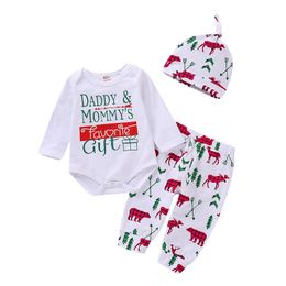 New Hot Cute X-mas Baby Boy Outfit Clothes Batman Smell Print T-shirt+Long Pants