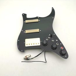 New Multifunction Double capacitor SSH Humbucker Guitar Pickups Pickguard Wiring Suitable for ST Guitar