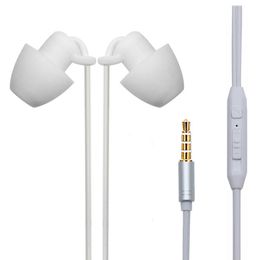 Original Sleeping earphone 1.2M High Bass Wired in-ear Headset NOICE CANCELING with Mic For Daily Using