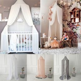 Baby Kids Bed Mosquito Net Useful Chiffon Canopy Netting Curtain Fly Midge Insect Cot Mosquito Net Bedcover Creative Home Decor