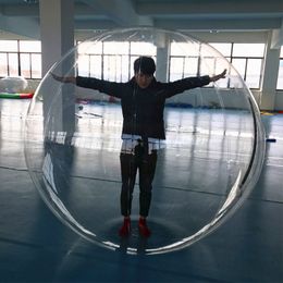 Free Shipping 1.0mm Thickness TPU Dia 2.5m Clear Water Walking Ball Inflatable Water Ball Inflatable Human Hamster Ball For Sale