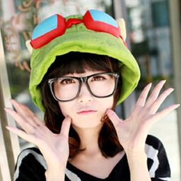 Hot game hats League of Legends cosplay cap Hat Teemo hat Plush+ Cotton LOL plush toys