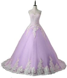 2019 Fashion Sweetheart Appliques Lace Ball Gown Quinceanera Dresses Plus Size Sweet 16 Dresses Debutante 15 Year Formal Party Dress BQ170