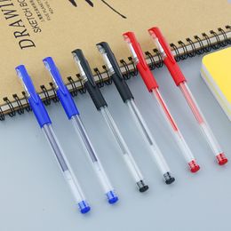 Wholesale European standard neutral pen 0.5mm bullet needle tube carbon water-like pen signature pen