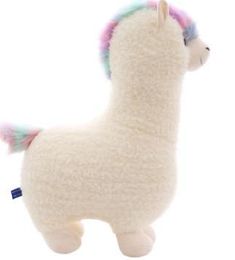 -De dibujos animados de alpaca juguete de peluche Dios bestia caballo de barro hierba muñeco de peluche grande mascota lindo regalo de los niños
