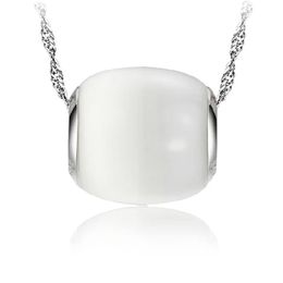 opal pendant necklace wholesale Jewellery cheap plated silver chains necklaces