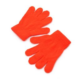Toddler épaissir girl boy Corde plein doigt hiver tricot mitaines Gants Belle L