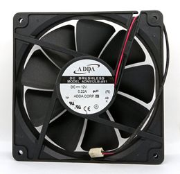 New Original ADDA ADN512LB-A91 DC12V 0.22A ADN512UB-A90 0.44A ADN512HB-A91 0.33A 135x25MM 2Lines Computer Cooling Fan