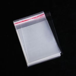 400pcs 12 x 14 cm New Transparent Self Adhesive Seal Plastic Bag for Candy Clear Small Cookie Packaging Bags