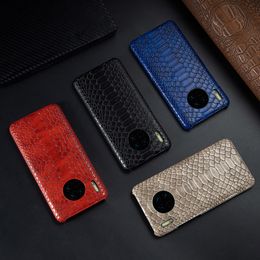 Luxury Phone Cover for Huawei Mate 30 Casing with Snakeskin Pattern for Huawei Mate 30 Pro Case Mate30 Cases Back Cover Fundas