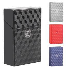 Newest Colorful Portable Pretty Automatic Opening DIY Cigarette Case Storage Container Holder Innovative Design Shell For Smoking Tool DHL