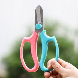Flower Scissors Garden Pruning Shears Hand Straight Leaf Trimmer Candy Colour