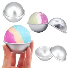 Semicircle Aluminium Alloy Bath Bomb Moulds Ice Cream DIY Cake Bathing Mould Ball Tool Accessories yq00832