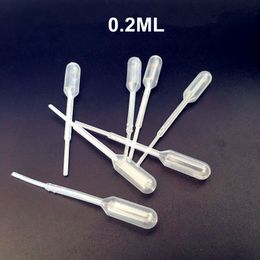 wholesale 0.2ML Pipettes Disposable Plastic Graduated Pasteur Pipette Dropper Polyethylene 0.5ml 1ML 2ML 3ML 5ML available