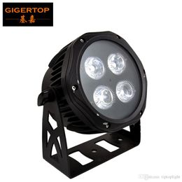 -GIGTOP TP-P117 NEUER MINI 4 X 18W RGBWA UV 6in1 Farbe wasserdicht LED par Leuchte IP65 Outdoor Design DMX Control Bühnenbeleuchtung