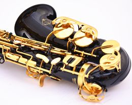 SUZUKI New Arrival Alto Eb Tune Saxophone High Quality Musical Instrument Brass Black Nickel Gold Sax with Case Free Shipping