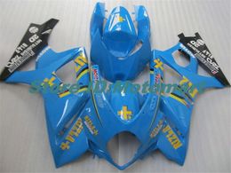 Motorcycle Fairing kit for SUZUKI GSXR1000 K7 07 08 GSXR 1000 2007 2008 ABS sky blue black Fairings set+gifts SBC45